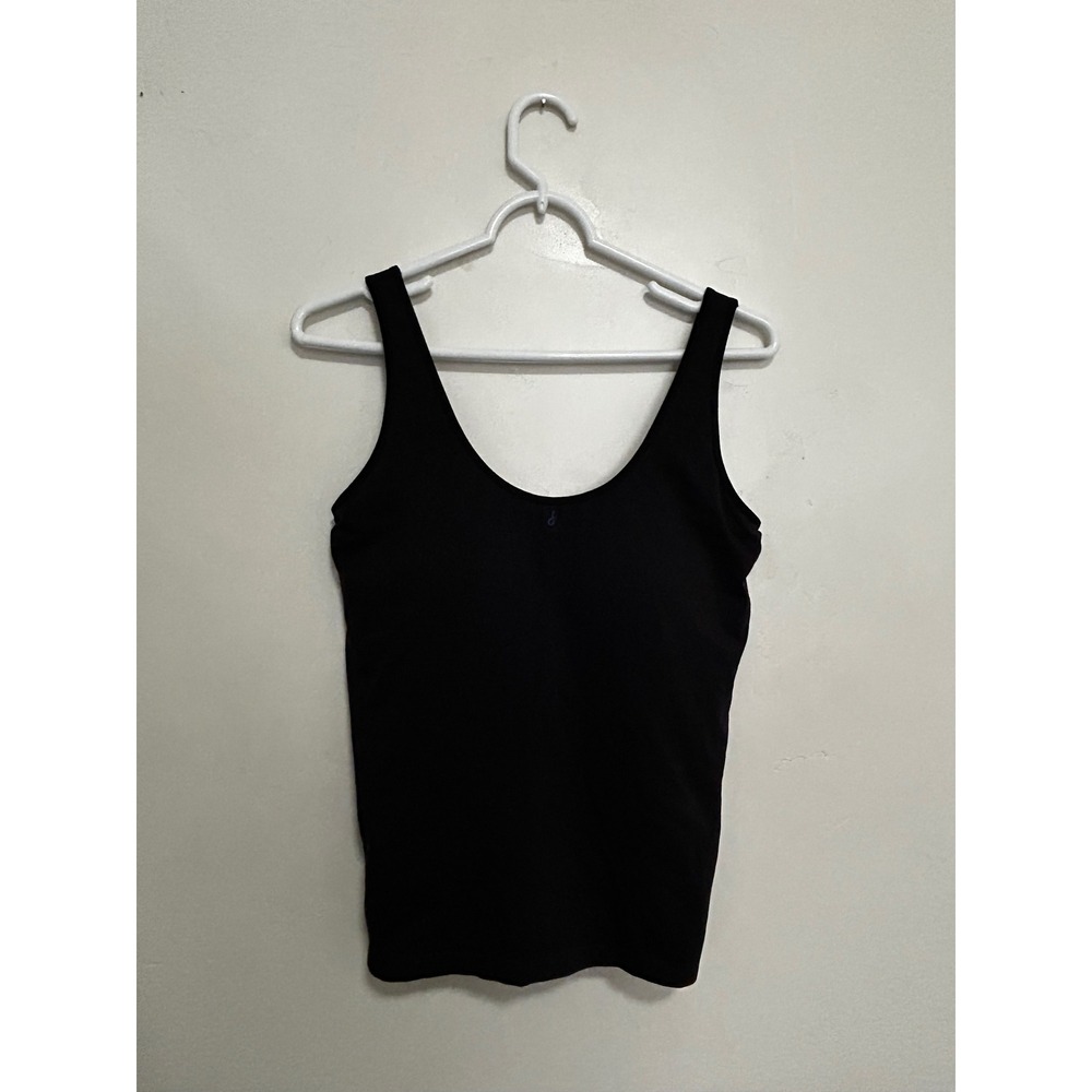 Fanka FirmFit Seamless Bra Tank Black Womens XL Scoop Neck Activewear Top